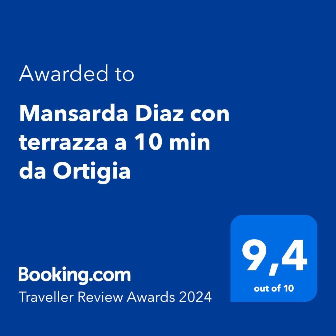 Апартаменты Mansarda Diaz Con Terrazza A 10 Min Da Ortigia Сиракузы Экстерьер фото